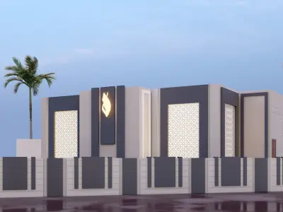 MASJID- ISLAMIC ARCHITECTURE 3D model