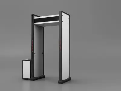 Multizone Door Frame Metal Detector 3D model