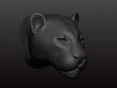 PANTHER LEOPARD 3D print model