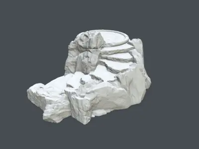 Printable Ladder Ruin 3D print model