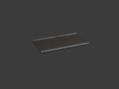 3D Model Rugged Road Track  3D model