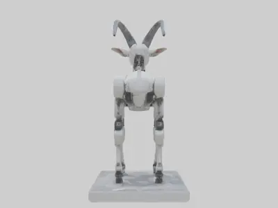 Robot version of a goat model 3D model