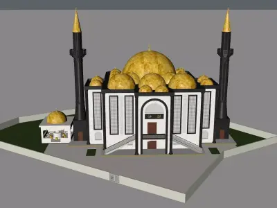 muslim mosque 3d model 3D model