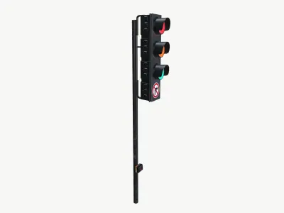 Traffic Signal light 3D model