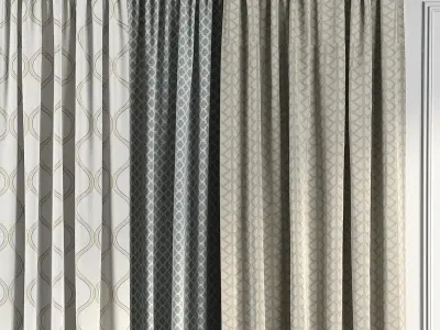 Curtain Set 48 3D model