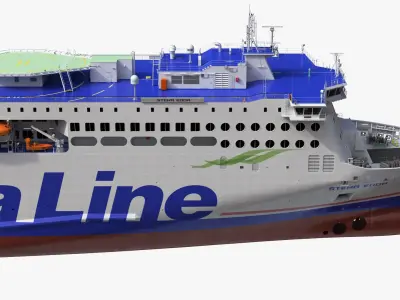  Stena Edda Passenger and Vehicle RoPax Ferry 