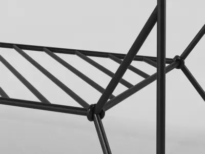 Menu Anker Clothes Rack 3D model