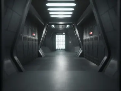 Light Cruiser Style asset Pack Low-poly 3D model