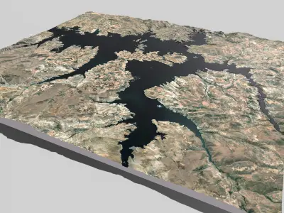 Keban Dam Lake 3D model