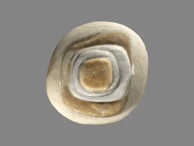 Stacked Stones Low-poly 3D model