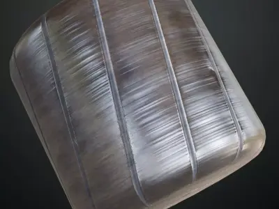 Metal Pipe PBR Seamless Texture