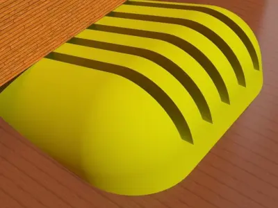 A  printable doorstop 3D print model