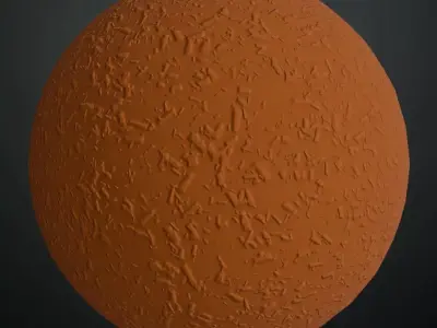 Terracotta Clay Mud with Organic Debris PBR Seamless Texture
