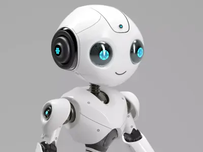 ROBOT CHARCTER Humanoid Anrdoid Robot-97 Low-poly 3D model