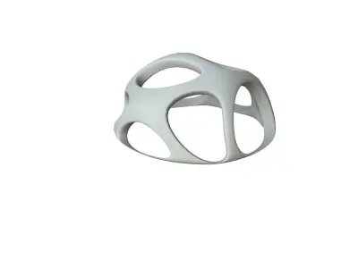 SciFi Cube Object No 47957 Low Poly Shape Low-poly 3D model