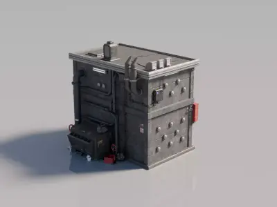 Cyberpunk House 5 3D model