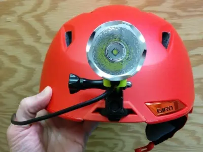 Magicshine LED headlamp mount for Giro Edit Helmet Free 3D print model