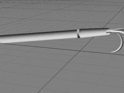 Farm Tool - Hook 3D model