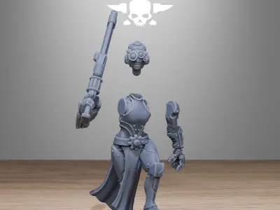 Scavenger Sisters Infantry 3D print model