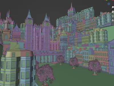 Central Nightout - Weekly Render - DSZarts 3D model 3D model