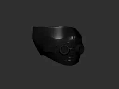 helmet high poly sculpt 3d printable  3D model