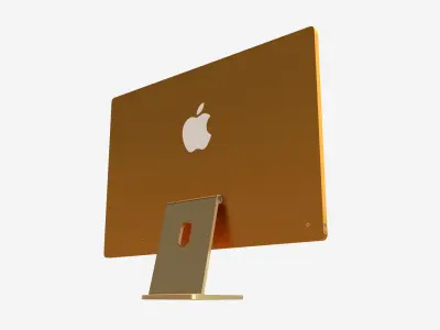Apple imac 2021 v1 002 Low-poly 3D model