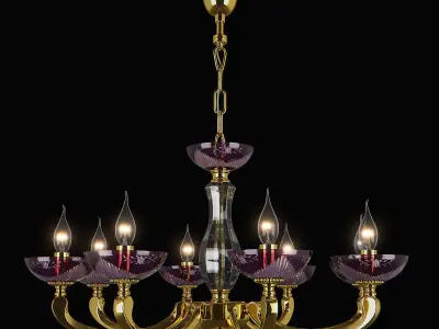 697082 Barcato Osgona Chandelier 3D model