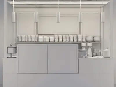 Cafe 52 3D model
