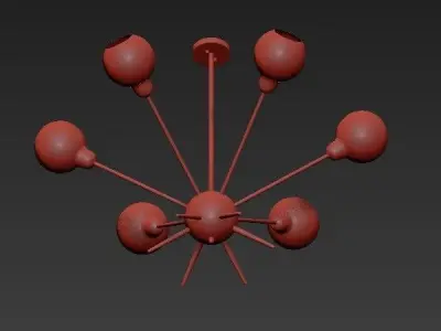 Mace Chandelier 3D model purchase