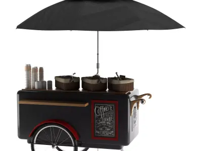 coffee bike 3D model