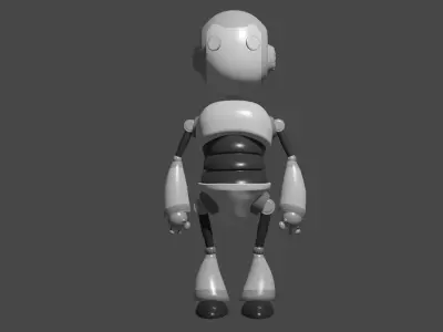 Smart Robot Low-poly 3D model buy