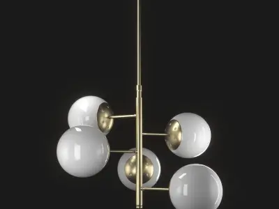 Dar Lighting Bombazine 5lt 3D model