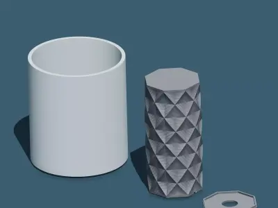 Lamp Diamant V1 3D print model