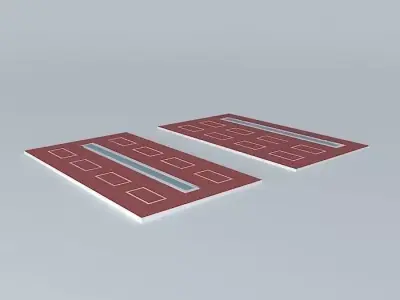 Red doors 3D model