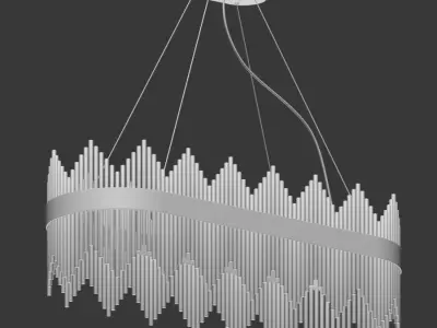 Oval Luminaire Chandelier 3D model