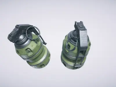 Sci Fi Grenade 3D model