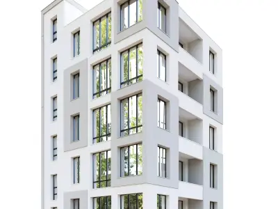 Building 05 Low-poly 3D model