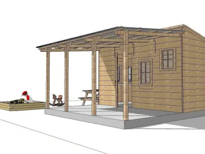 Creative Design-Holiday Cabin-061 3D model