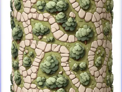 Stylized Ground Seamless Texture Texture