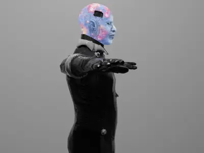 Electro  Low-poly 3D model