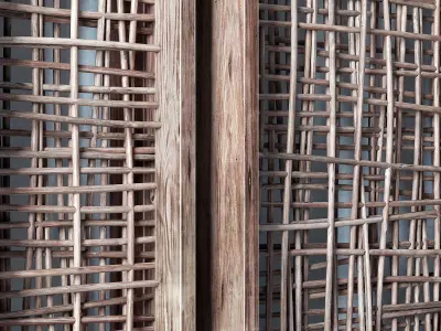 Branch decor frame 3D model