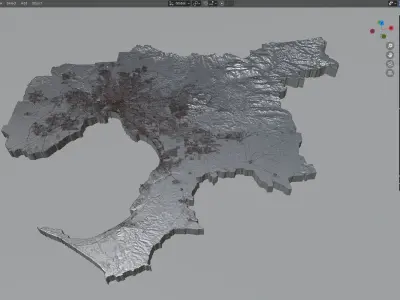 Melbourne City Australia 3D model