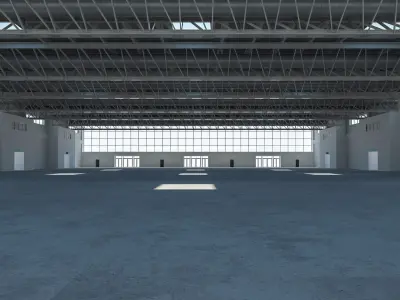 Exhibition Hall Warehouse 26 3D model