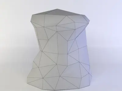 Earth platform Low-poly 3D model order