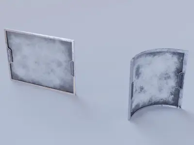 Windows SciFi  dusty look  3D model