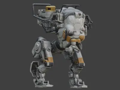 War Robot Character R01 3D model