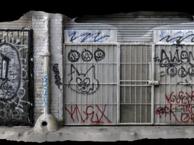 Back Street Alley Photogrammetry Scan 3D model