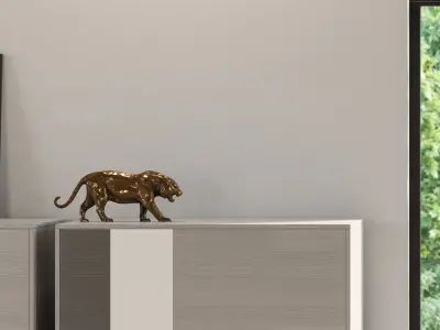 Interior scene for sofa advertising 3D model