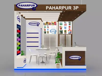 International Exhibition Stall Design 3D model