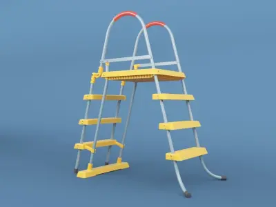 Bestway Pool Ladder 3 step 3D model